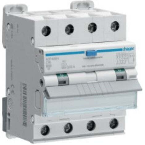 Differenziale Magnetico 4P 300Ma A 10A 6Ka C ( HAGER cod. AFM460H )