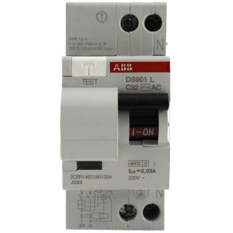 Differenziale magnetotermico classe AC 1P+N 0,03A  32A 4,5kA Abb