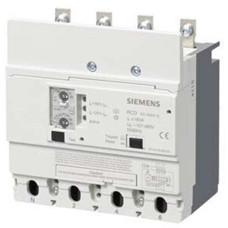 Differenziale Rcd Vl160 In:160A Ue:127-480V 4P ( SIEMENS cod. 3VL92165GC40 )