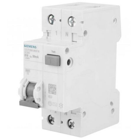Differenzialschutzschalter 2P 16A B 0,03A Typ AC 6kA 5SU1356-0KK16