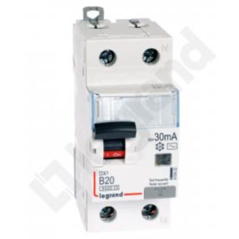 Differenzialschutzschalter 2P 20A B 0,03A Typ AC P312 DX3 410922