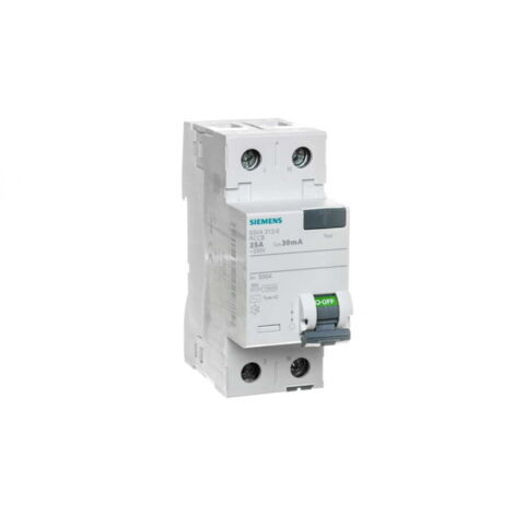 Differenzialschutzschalter 2P 25A 0,03A Typ AC 30mA 230V SENTRON 5SV4312-0