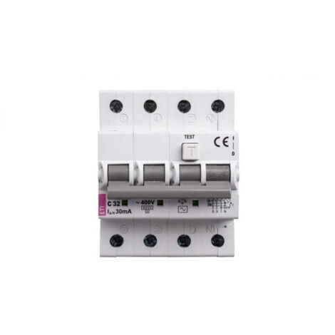 Differenzialschutzschalter 4P 32A C 0,03A Typ AC KZS-4M 002174027
