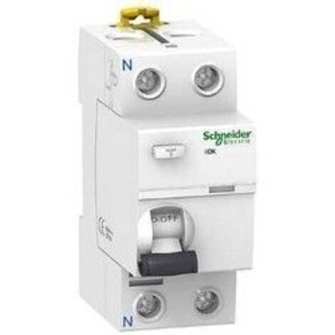 Differenzschalter 2P 25A 30mA AC RESIDENTIAL Schneider A9R60225