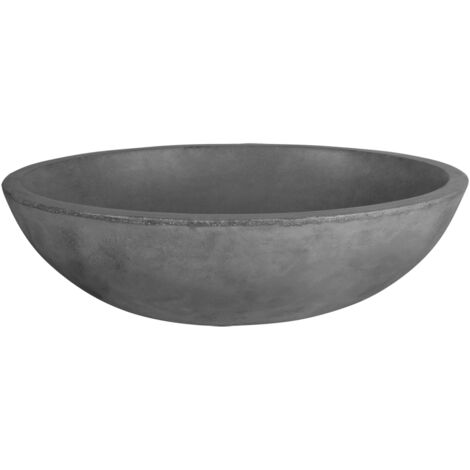 Differnz Dias Vasque à poser 50X38X14Cm Béton foncé gris