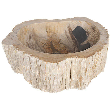Differnz Fossil vasque à poser 45x12cm bois Crème