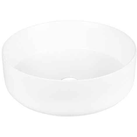 Differnz Mira Vasque à poser Céramique diamètre 36 x 12 cm blanc