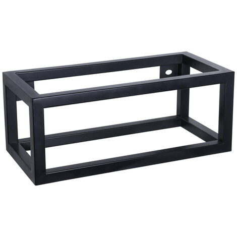 Differnz Porte-serviettes pour Lave-mains 38.5X18.5 Noir