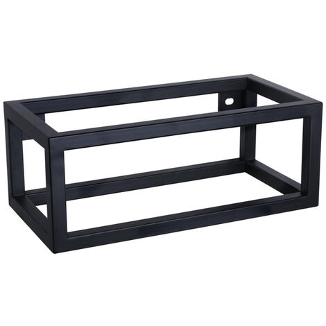 Differnz Porte-serviettes pour Lave-mains 40x22 noir