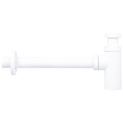 Differnz siphon lavabo design blanc mat