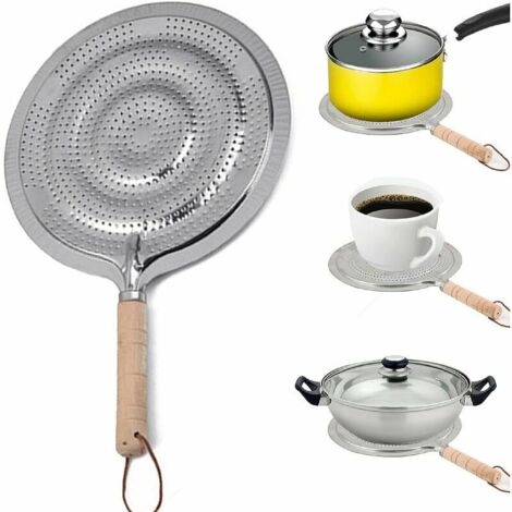 Diffus de Chal pour Plaque de Cuisson à Gaz en Acier Inoxydable Adaptat à Induction 21 cm Lefou