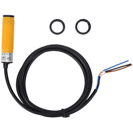 Diffuser NPN-NO-Lichtschrankensensor 10–30 V, 10 cm Messbereich, 3-adrig, Modell E3F-DS10C4