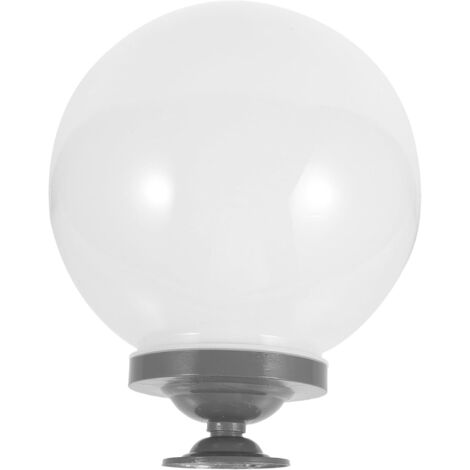 Diffuseur Acrylique pour Lampe de Jardin avec Socle Gris Accessoire de