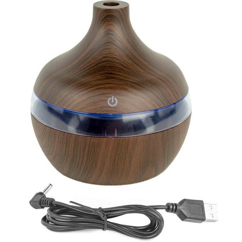 Mediawave Store - Diffuseur aromathéraputique Setablu 300 ml avec huile aux extraits aux 31 herbes Couleur: Marron foncé