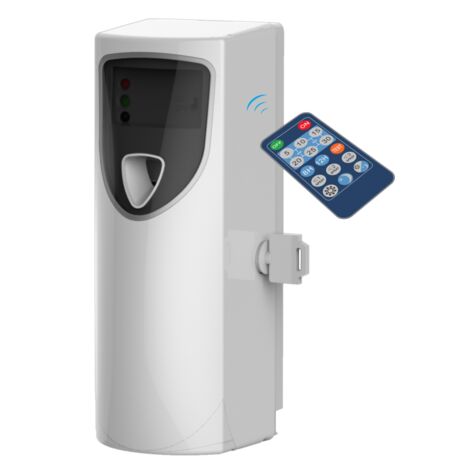 Diffuseur automatique d'aérosols 250 ml – Programmable avec télécommande – Protection jusqu'à 40 m² – Pour intérieur et extérieur