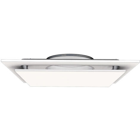 Diffuseur carré design à tôle pleine pour faux plafond 600x600 finition RAL9003 Matt NATHER 493964
