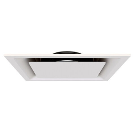 Diffuseur carré design pour faux plafond 600x600 finition RAL9003 Matt NATHER 493004