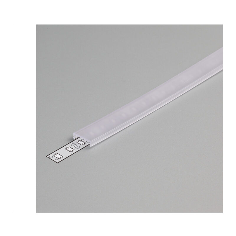 Accessoires profilés diffuseurs clip 15,4mm - 17,6mm transparent - 17,6mm - 2000mm