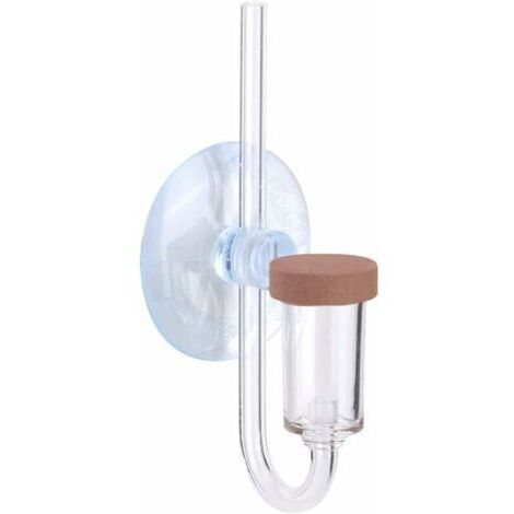 Diffuseur Co2, Diffuseur de CO2 Acrylique Transparent, Diffuseur de CO2 pour Plantes d'Aquarium Herbe Eau(M)
