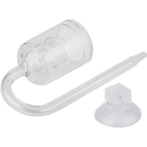 Diffuseur CO2 pour Aquarium en Verre Transparent - Atomiseur à Vis pour Raffinage du Dioxyde de Carbone
