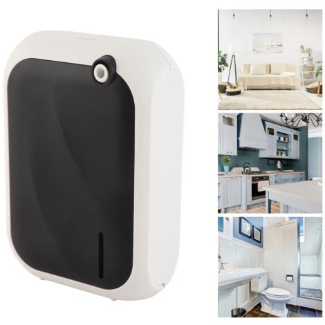Diffuseur d'air aromathérapie XS105 avec contrôle APP BT, timer, montage mural/desktop, capacité 140ml, batterie intégrée, couverture 200m³, noir