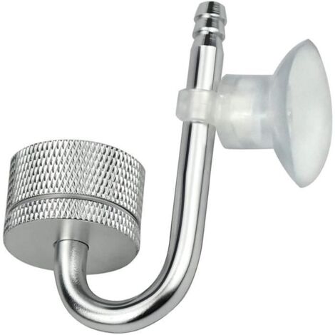 Diffuseur d'air pour Aquarium,Aquarium CO2 Diffuseur, Diffuseur de Dioxyde de Carbone avec U-Forme Tube pour Aquarium,Argent