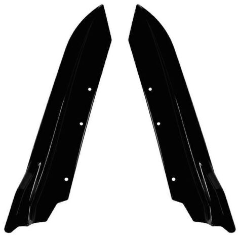 Diffuseur d'angle de pare-chocs arrière pour BMW Série 3 E90 (2005-2012), noir brillant.