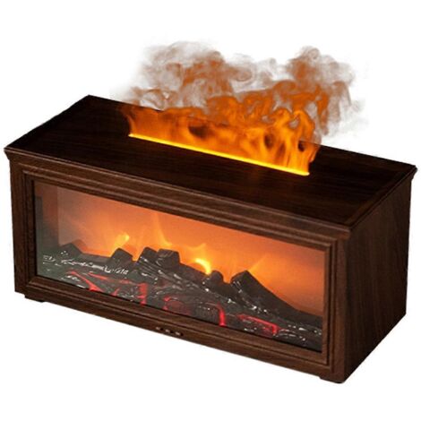 Diffuseur d'aromathérapie avec effet flamme dynamique pour la maison et le bureau B