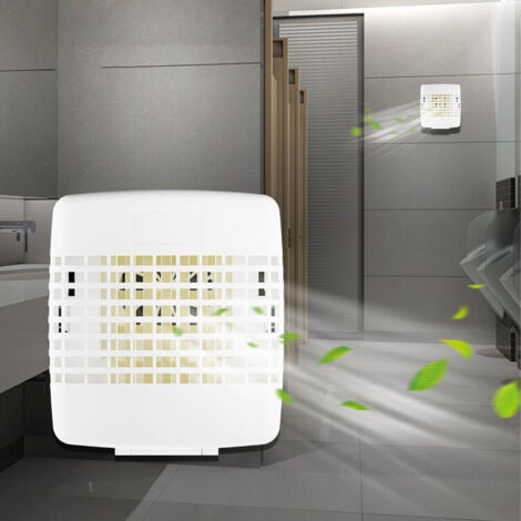 Diffuseur d'Aromathérapie Mini Desktop/Mural Puissant Elimination des Odeurs 6‑30m³ pour Élévateur Salle de Bain Salon avec Bloc Solide et Installation Facile