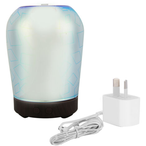 Diffuseur d'aromathérapie ultrasonique 100ml avec humidificateur et veilleuse LED (Prise Australie)