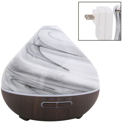 Diffuseur d'aromathérapie ultrasonique 100ml avec humidificateur et veilleuse LED (prise US)