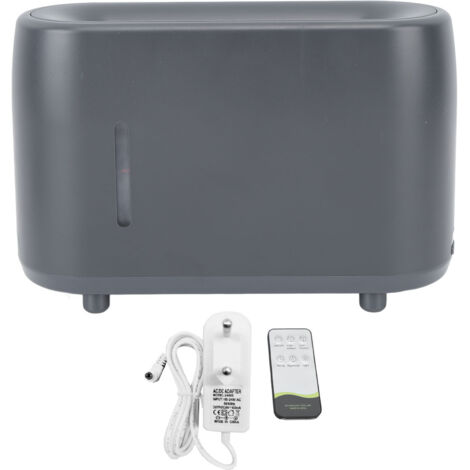 Diffuseur d'Arome Flamme Simulée 7 Couleurs avec Fonction Humidificateur pour Maison et Bureau, Prise UE 100‑240V
