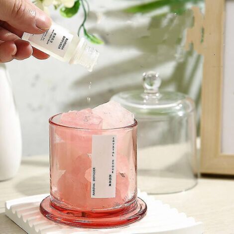 Diffuseur d'arômes en pierre de cristal à prix de gros avantageux, sans flamme, pour l'aromathérapie, huiles essentielles, encens d'intérieur, décorations parfumées, cadeau