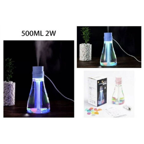 Diffuseur D'arômes Humidificateur Bouteille 500 Ml Usb Aromathérapie