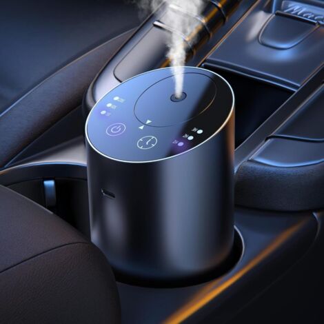 Diffuseur d'arômes pour voiture, USB, pour chambre ou bureau, sans eau, avec trois niveaux de durée de diffusion.