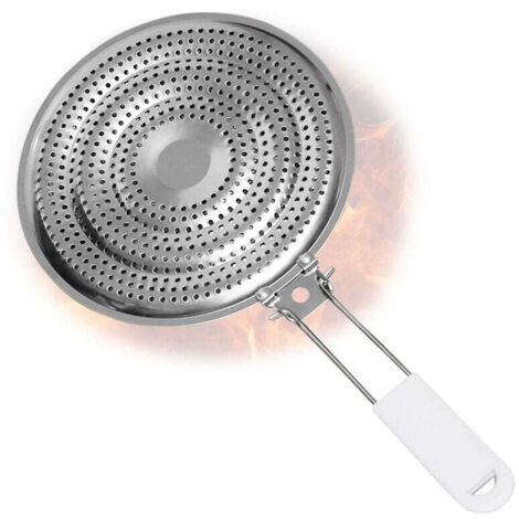 Diffuseur de Chaleur en Acier Inoxydable 20.3 cm pour Plaque de Cuisson au gaz Uniquement