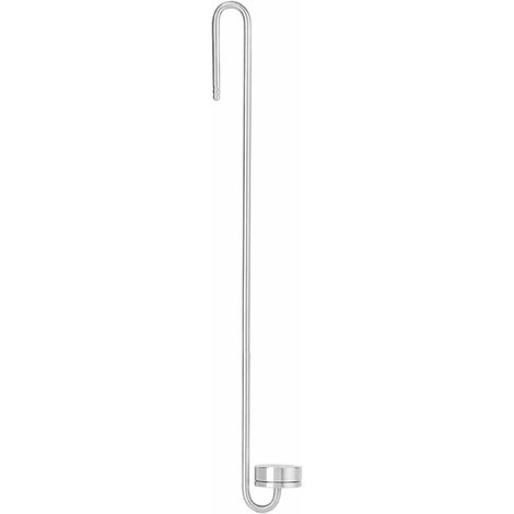 Diffuseur de CO2 Aquarium en INOX, Diffuseur de Bulles de CO2 avec Disque en Céramique de Haute Densité, Fond Plat, 40 cm,Lonvrèe