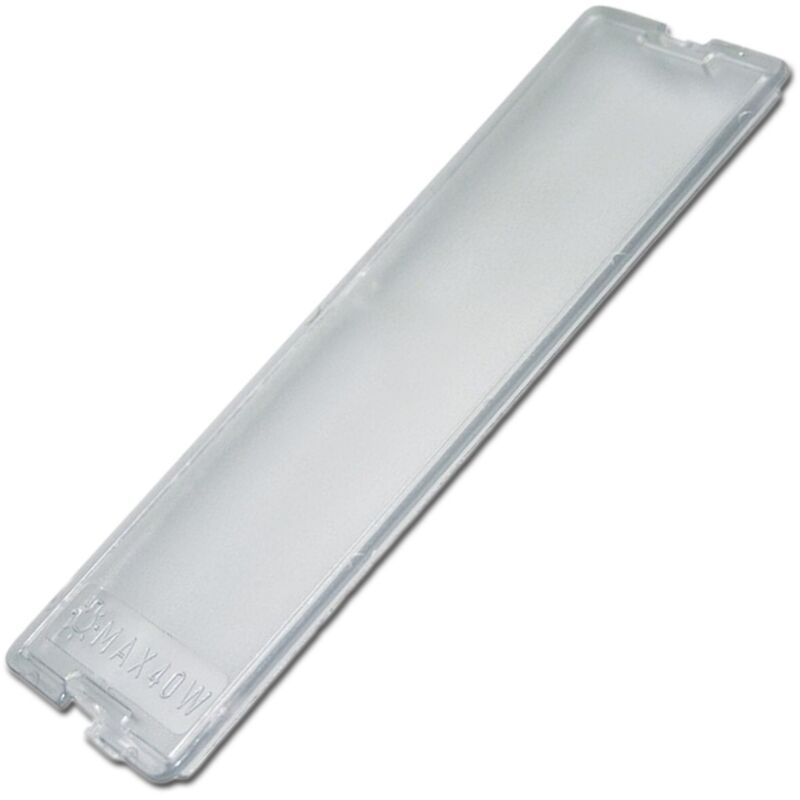 Diffuseur de lumière (15,5 x 5 cm) pour hotte Whirlpool, Ariston Hotpoint, Fagor, Brandt, Suter, ikea, Scholtès - 482000009231
