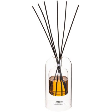Diffuseur de Parfum Ambre 150 ml avec 6 Bâtonnets - Atmosphera