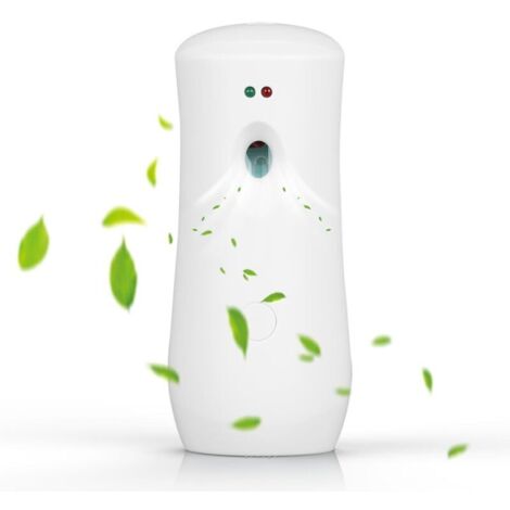 Diffuseur de parfum automatique – Désodorisant d'intérieur – 3 modes réglables – Fonctionne sur piles – Noir – Convient aux chambres, salles de bains et bureaux