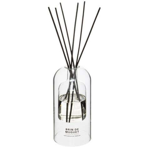 Diffuseur de Parfum Brin de Muguet 150 ml avec 6 Bâtonnets - Atmosphera