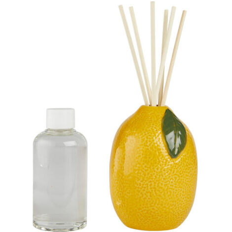 Diffuseur de Parfum Citron en Céramique "Yucatan "150ml Jaune