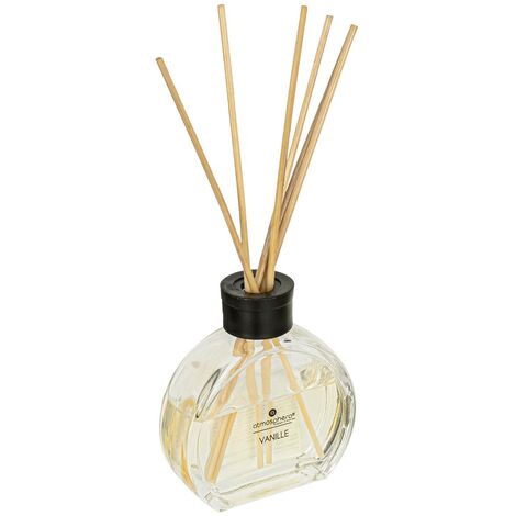 Diffuseur de parfum Vanille 50 ml avec 6 Bâtonnets - Atmosphera