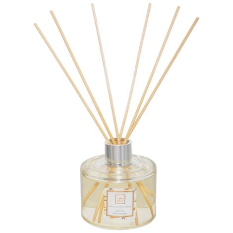 Diffuseur de parfum Vanille gourmande 200 ml avec 6 Bâtonnets - Atmosphera