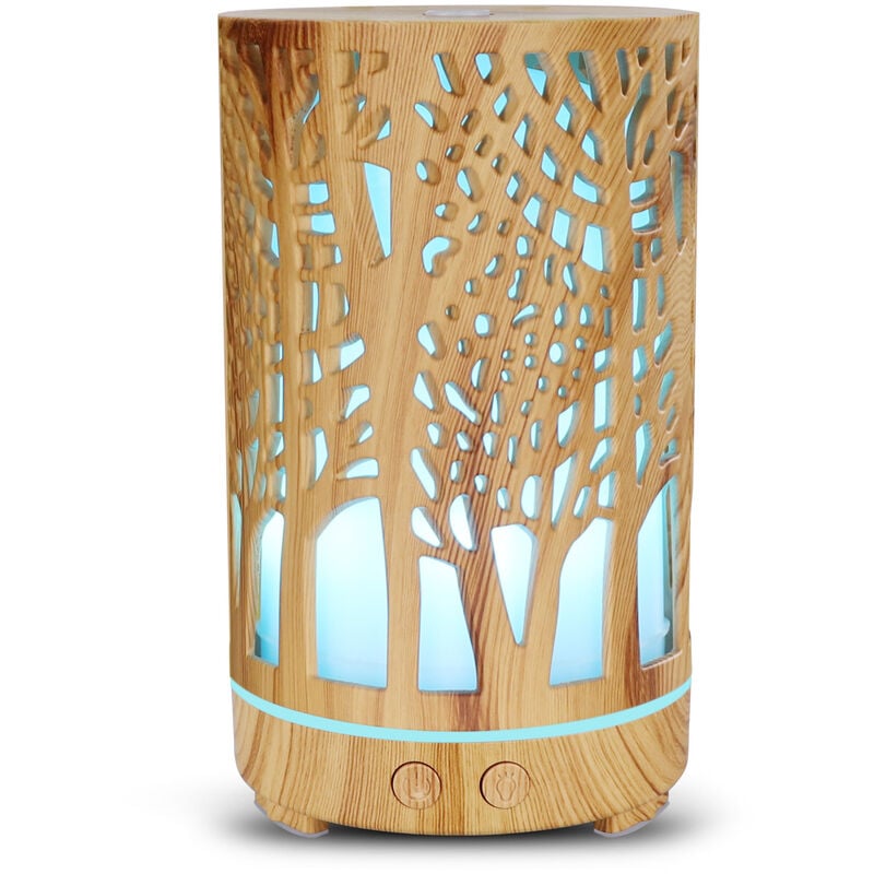 Diffuseur d'huile essentielle, diffuseur d'aromathérapie, diffuseur d'humidificateur à brume fraîche à arôme ultrasonique de grande capacité avec