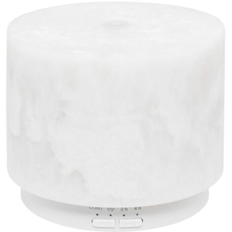 Diffuseur d'Huile Essentielle Effet Marbre "Elsy" 100ml Blanc