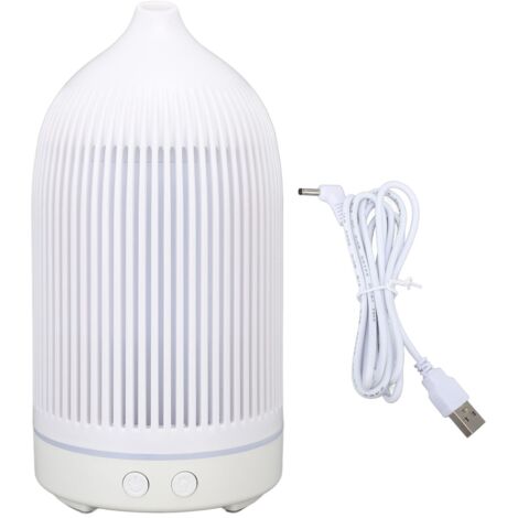 Diffuseur d'Huiles Essentielles 200ml avec Éclairage Multicolore - Humidificateur d'Ambiance Silencieux USB pour Chambre