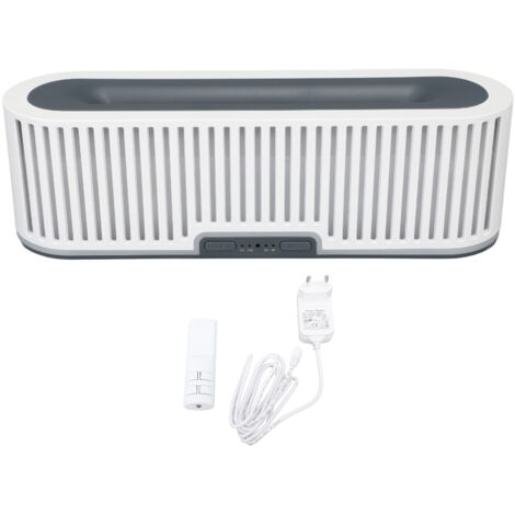 Diffuseur d'Huiles Essentielles 200ml avec Télécommande - Humidificateur d'Aromathérapie à Lumière Colorée, Fonctionnement Silencieux, Design à Bandes Creuses, Prise UE Blanche 100-240V