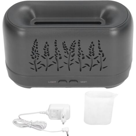 Diffuseur d'Huiles Essentielles 200ml Silencieux, Recharge USB, Design Bois pour Bureau et Maison, 100‑240V Prise EU