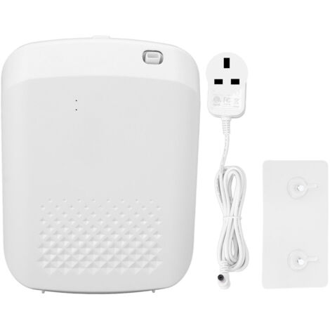 Diffuseur d'huiles essentielles 400ml avec Bluetooth, appareil de diffusion d'arômes intelligent pour la maison, bureau ou hôtel, 100‑240V et prise UK incluse, couleur blanc.